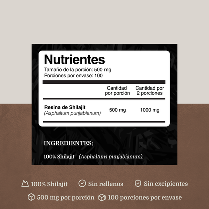 SHILAJIT - Resina del Himalaya